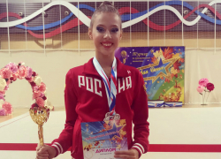 Софья Копылова завоевала серебро на всероссийских соревнованиях по художественной гимнастике